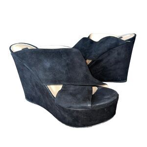 Sergio Rossi Platform Wedge Sandals